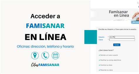 resultados famisanar cafam|Famisanar en Línea 【 Acceso a Servicios 】2024